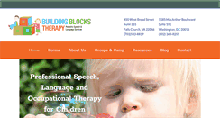 Desktop Screenshot of buildingblockstherapy.com
